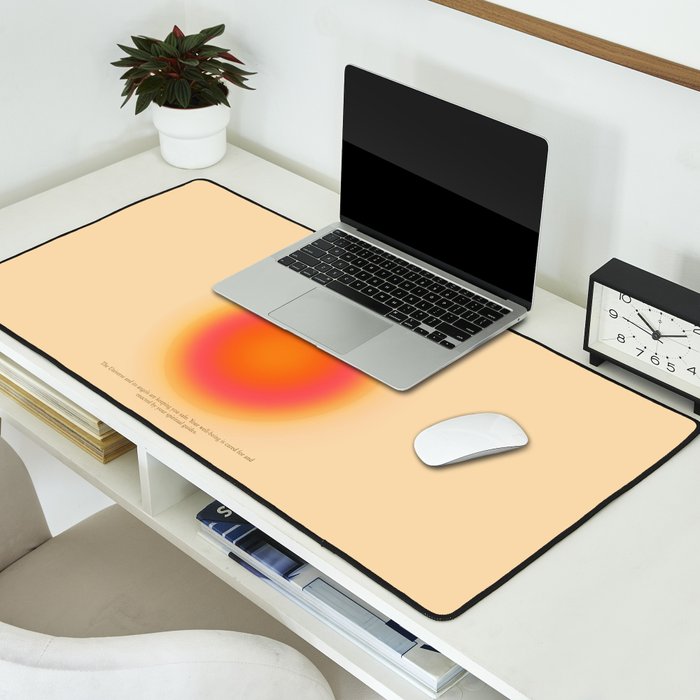 Gradient Angel Numbers: Angel Number 444 - Protection Desk Mat Gallery Image 2