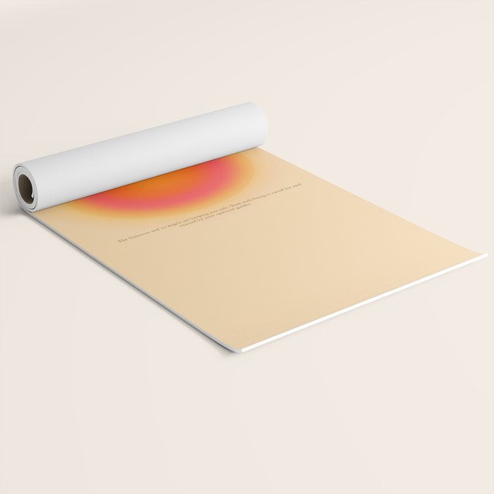 Gradient Angel Numbers: Angel Number 444 - Protection Yoga Mat Gallery Image 2