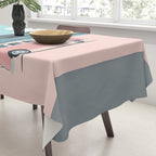 Surfer Graphic Beach Palm-Tree Camper-Van Art Tablecloth Gallery Image 3