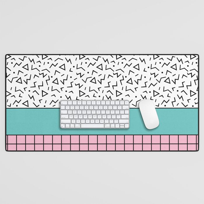 Memphis Pattern 33 / 80s - 90s Retro Desk Mat Gallery Image 1