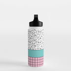 Memphis Pattern 33 / 80s - 90s Retro Water Bottle Gallery Image 3