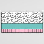 Memphis Pattern 33 / 80s - 90s Retro Desk Mat Gallery Image 3