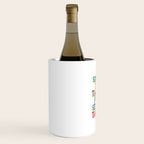 Do Something Today That Your Future Self Will Thank You For in Rainbow Watercolors Wine Chiller Gallery Image 2