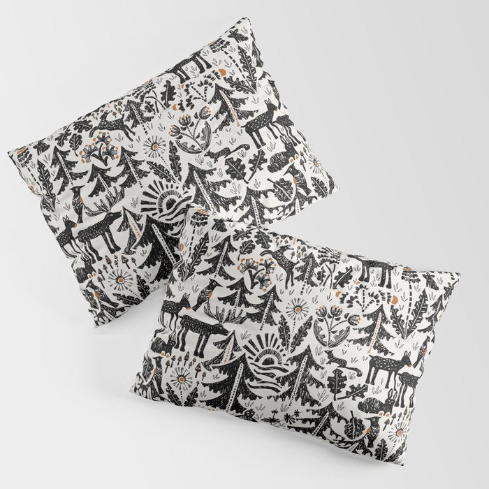 Black Forest light Pillow Sham Gallery Image 1