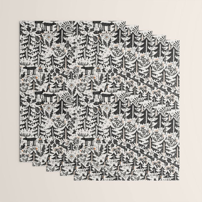 Black Forest light Wrapping Paper Gallery Image 3