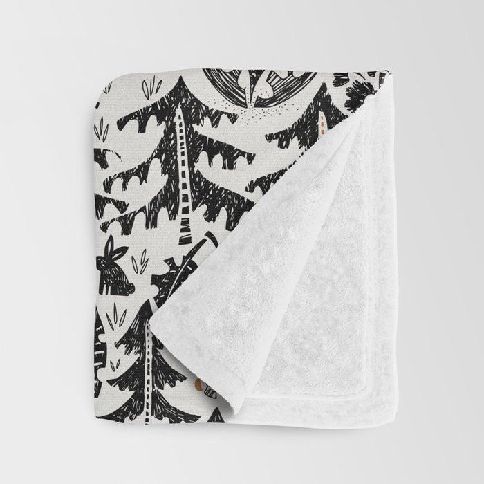 Black Forest light Throw Blanket Gallery Image 3