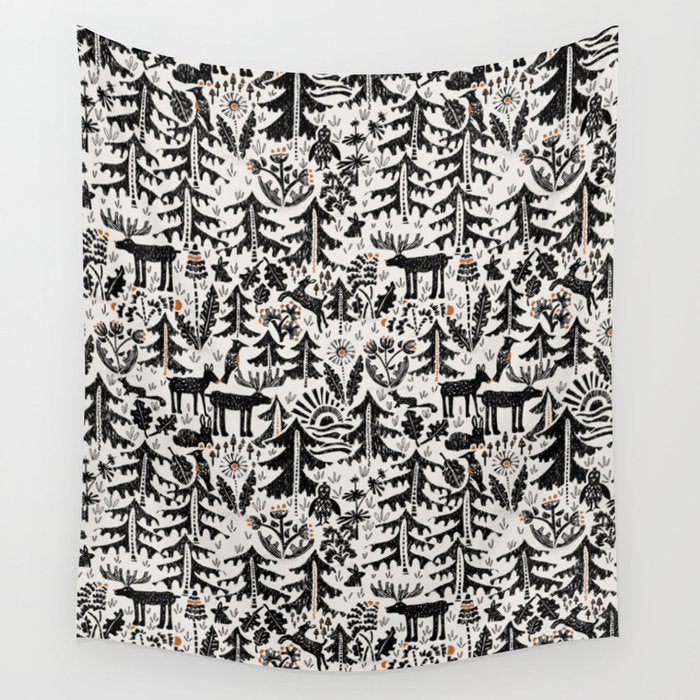 Black Forest light Wall Tapestry Gallery Image 4