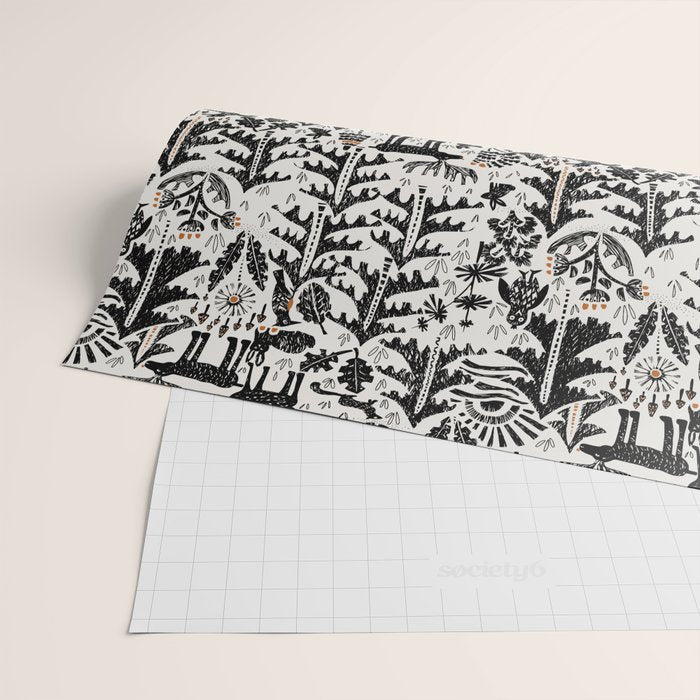 Black Forest light Wrapping Paper Gallery Image 2