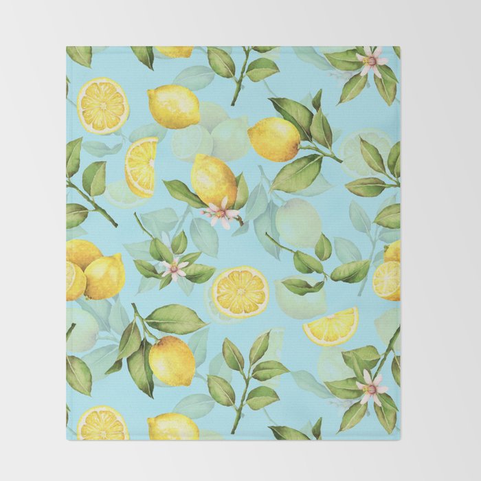 Vintage & Shabby Chic - Lemonade Throw Blanket Gallery Image 2