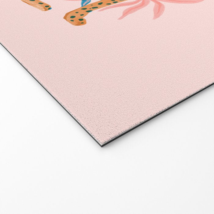 Cheetah Symmetry Welcome Mat Gallery Image 2