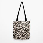 Black and White Leaves 2  Tote Bag Gallery Image 2