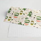 Pesto. Illustrated Recipe. Wrapping Paper Gallery Image 2
