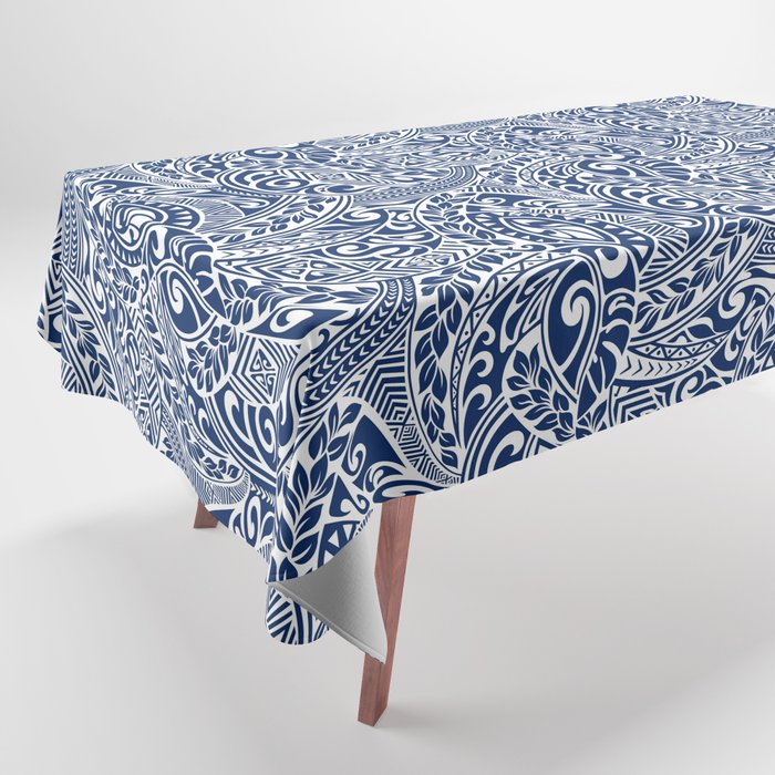 Hawaiian Tribal Pattern III Tablecloth Gallery Image 1