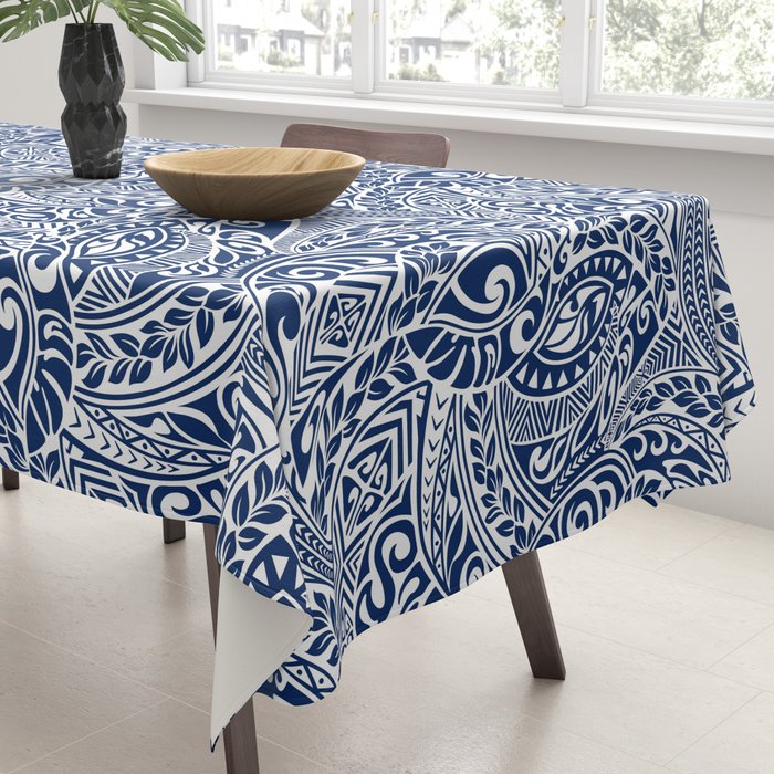 Hawaiian Tribal Pattern III Tablecloth Gallery Image 3