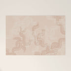 calming essentials traces pale mocha mousse Welcome Mat Gallery Image 1