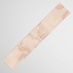 calming essentials traces pale mocha mousse Table Runner Gallery Image 3