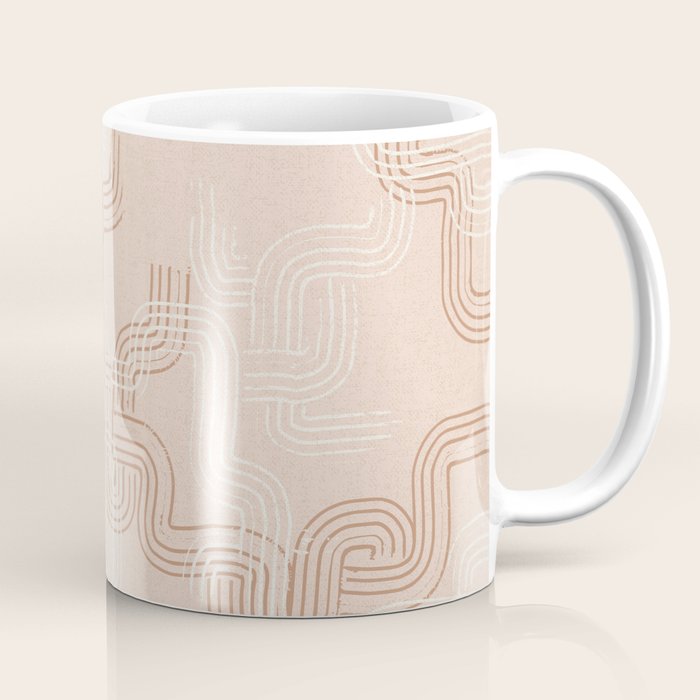 calming essentials traces pale mocha mousse Coffee Mug Gallery Image 1