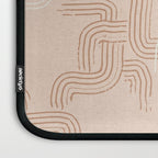 calming essentials traces pale mocha mousse Laptop Sleeve Gallery Image 3