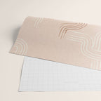 calming essentials traces pale mocha mousse Wrapping Paper Gallery Image 2