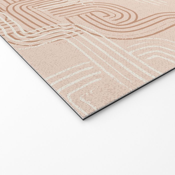 calming essentials traces pale mocha mousse Welcome Mat Gallery Image 2