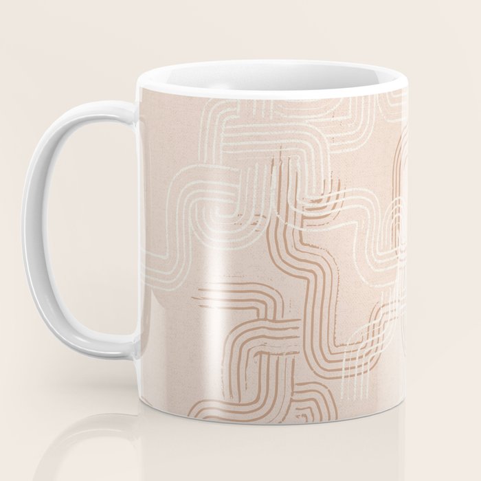 calming essentials traces pale mocha mousse Coffee Mug Gallery Image 3