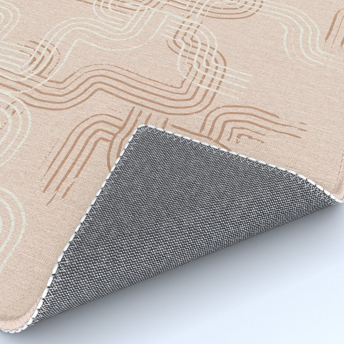 calming essentials traces pale mocha mousse Rug Gallery Image 4