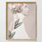 Floral Portrait 33 Serving Tray Gallery Image 1