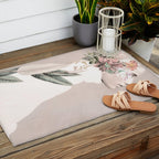 Floral Portrait 33 Outdoor Rug Gallery Image 2