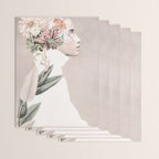 Floral Portrait 33 Wrapping Paper Gallery Image 3