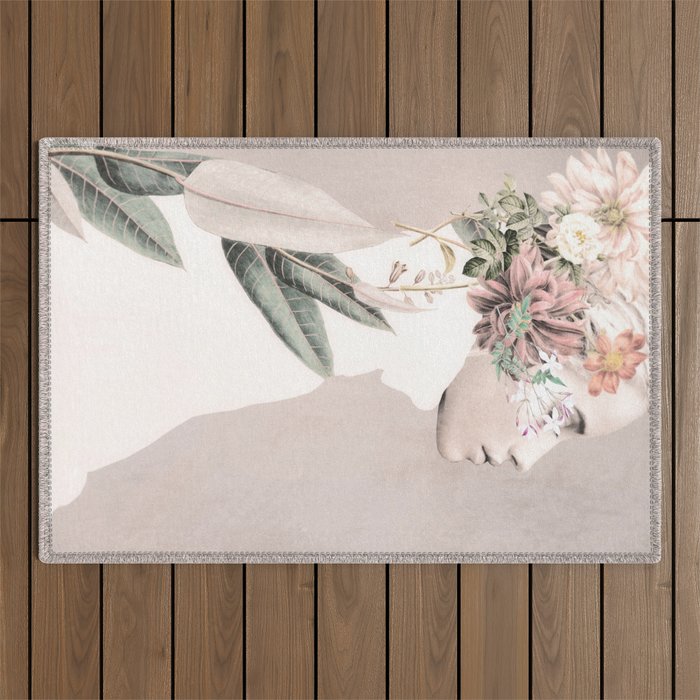 Floral Portrait 33 Outdoor Rug Gallery Image 1