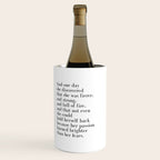 And one day she discovered that she was fierce Wine Chiller Gallery Image 1