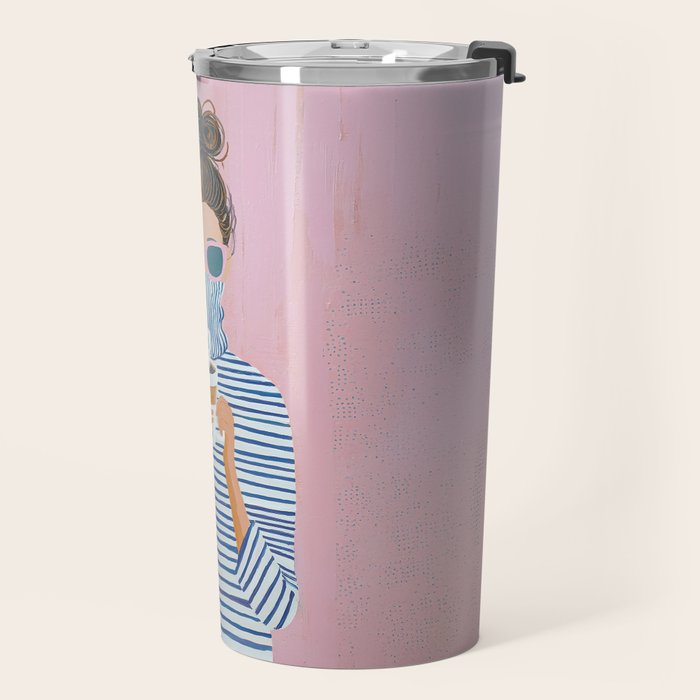 Cozy Morning Coffee Vibes Travel Mug Gallery Image 2