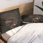 Love or Die Tryinâ Cowhand - Black & Pink Pillow Sham Gallery Image 2
