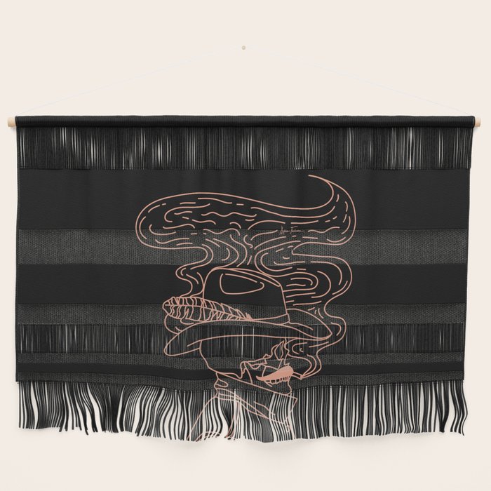 Love or Die Tryinâ Cowhand - Black & Pink Wall Hanging Gallery Image 1