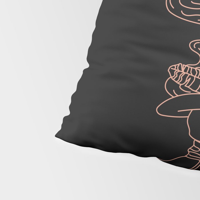 Love or Die Tryinâ Cowhand - Black & Pink Pillow Sham Gallery Image 4