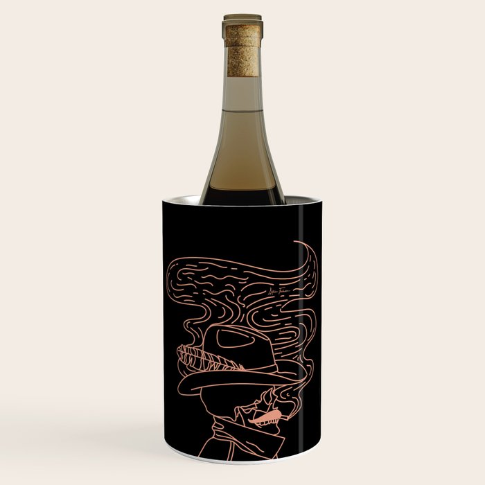 Love or Die Tryinâ Cowhand - Black & Pink Wine Chiller Gallery Image 1