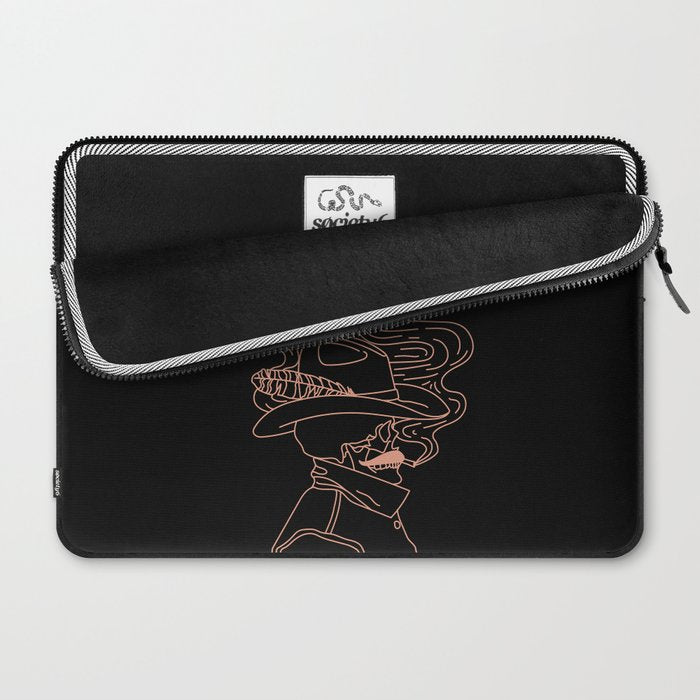 Love or Die Tryinâ Cowhand - Black & Pink Laptop Sleeve Gallery Image 2