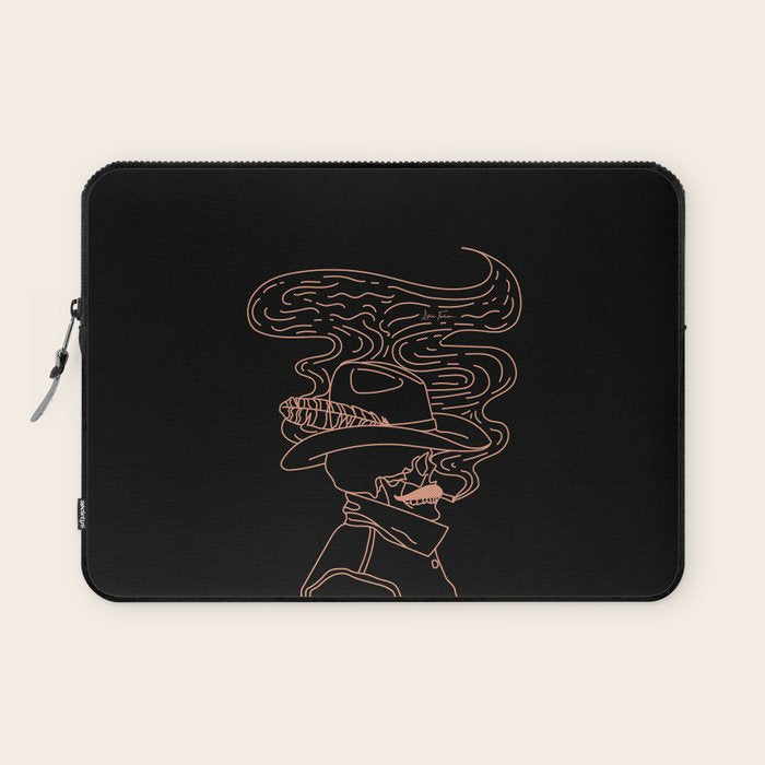 Love or Die Tryinâ Cowhand - Black & Pink Laptop Sleeve Gallery Image 1