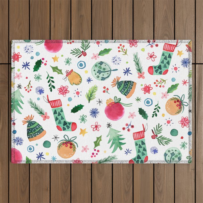 Holiday 2025 Christmas decor favorite things Outdoor Rug Gallery Image 1
