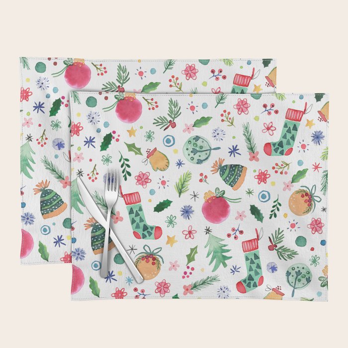 Holiday 2025 Christmas decor favorite things Placemat Gallery Image 1