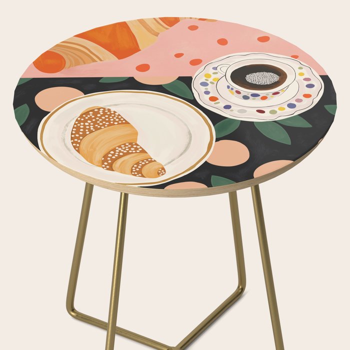 Coffee and Croissant Side Table Gallery Image 2