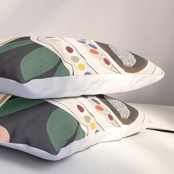 Coffee and Croissant Pillow Sham Gallery Image 3