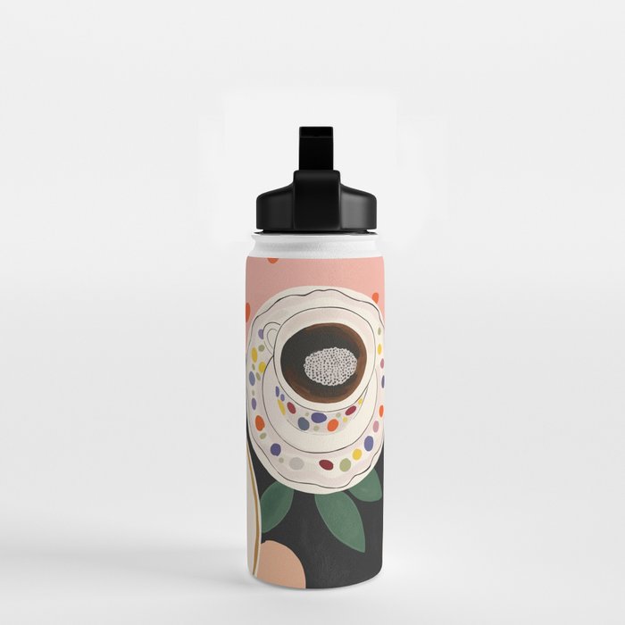 Coffee and Croissant Water Bottle Gallery Image 2