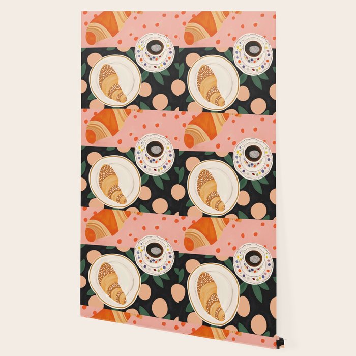 Coffee and Croissant Wallpaper Gallery Image 2