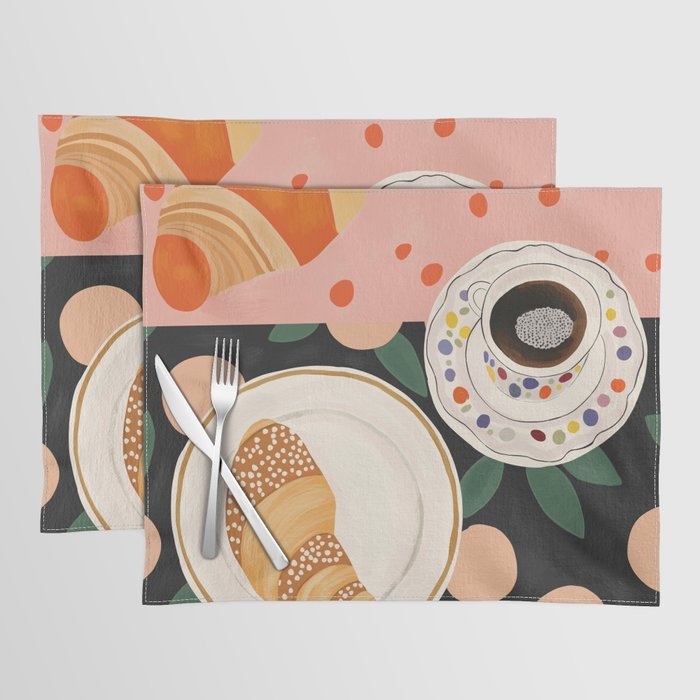 Coffee and Croissant Placemat Gallery Image 1