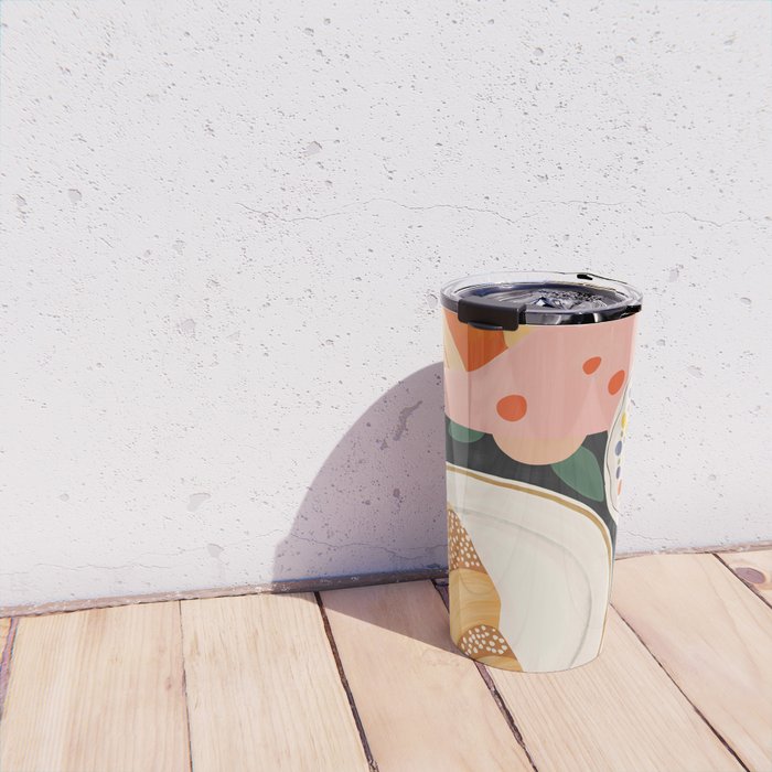 Coffee and Croissant Travel Mug Gallery Image 4