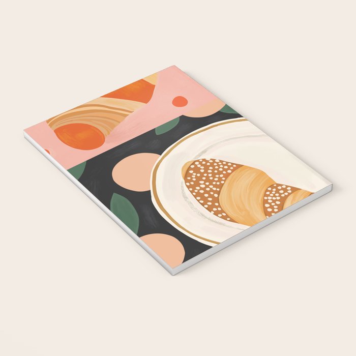 Coffee and Croissant Notebook Gallery Image 3