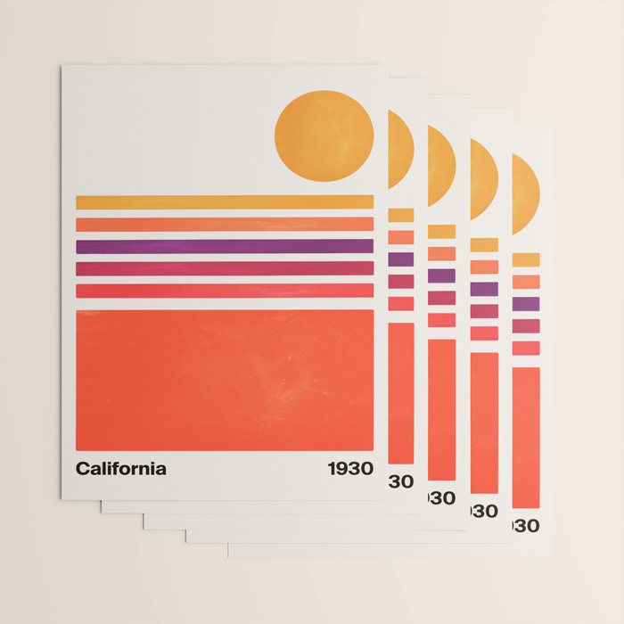California Sunrise Wrapping Paper Gallery Image 3