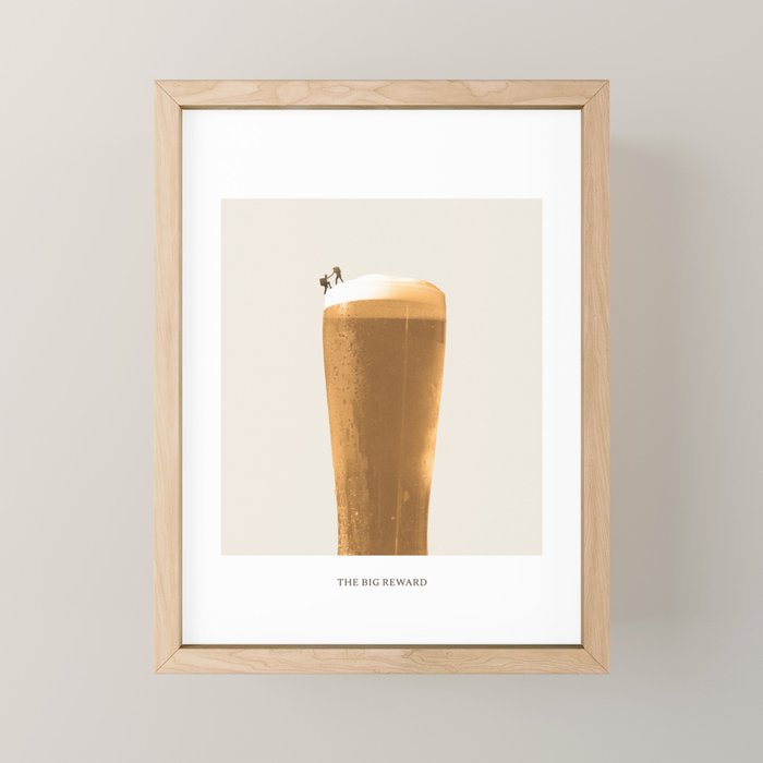 The big reward Mini Art Print Gallery Image 1