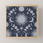 Tarot Celestial Indigo Mini Art Print Gallery Image 1